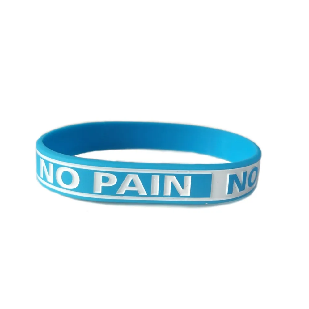 "Never give up"& "No Pain No Gian" мотивационные силиконовые браслеты резиновые браслеты, украшения вдохновляющие браслеты-подарки