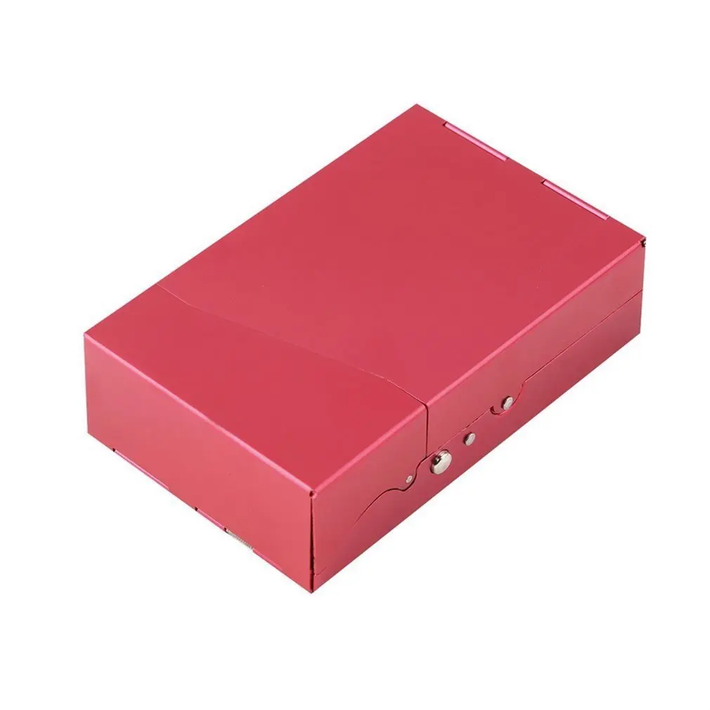 

Portable Metal Cigarette Case Aluminum Cigar Cigarette Tobacco Holder Storage Case Pocket Box Able to Place in 20pcs Cigarette