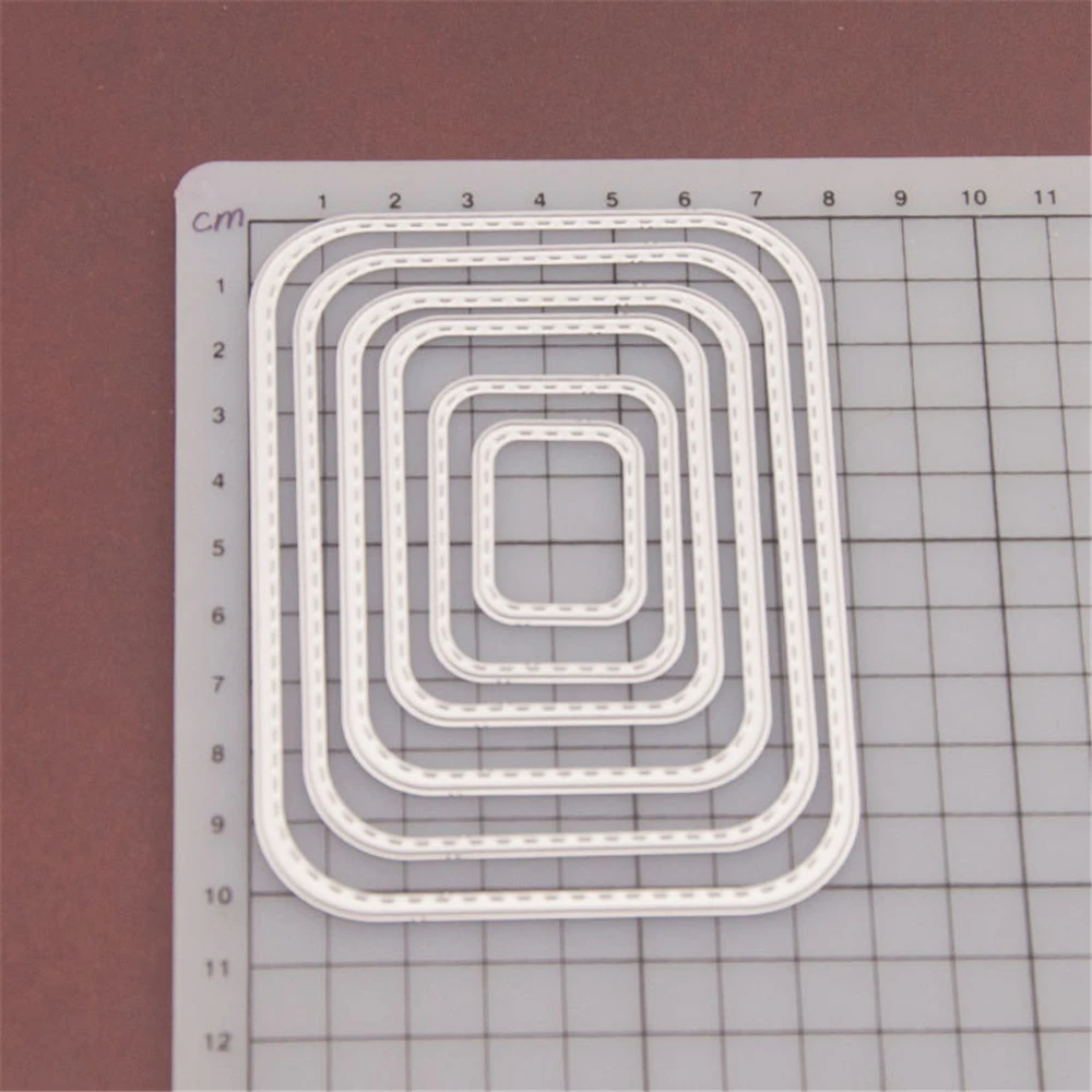 Rectan рамка металлические Вырубные штампы Скрапбукинг Ремесло вырезанные DIY