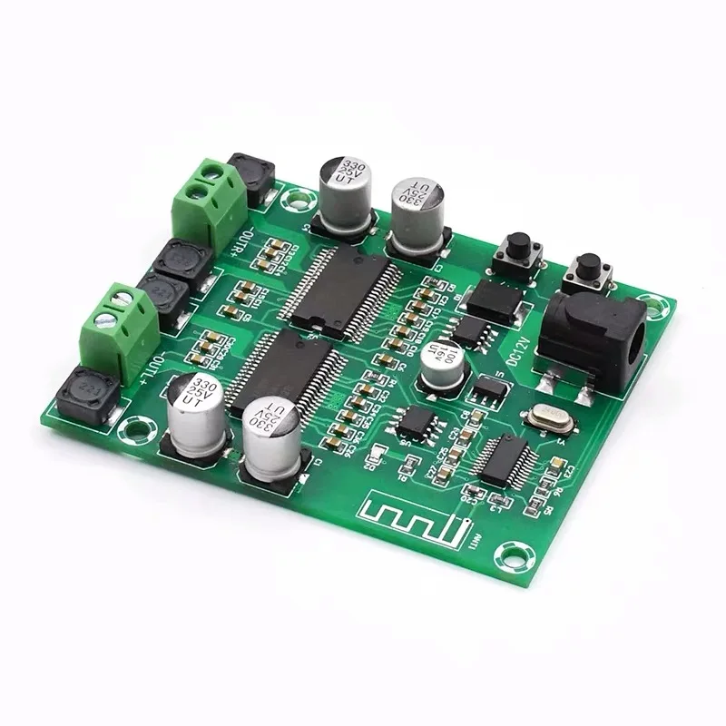 2*20 Вт двойная Плата усилителя YDA138 2-канальная цифровая мощность аудио класса D 12 В