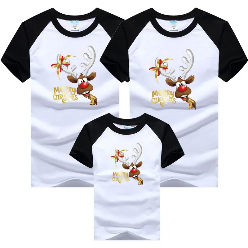 

Family Matching Clothes Matching Family Outfits Mommy Daddy And Me Clothes T-shirt Cartoon Christmas Mother And Daughter