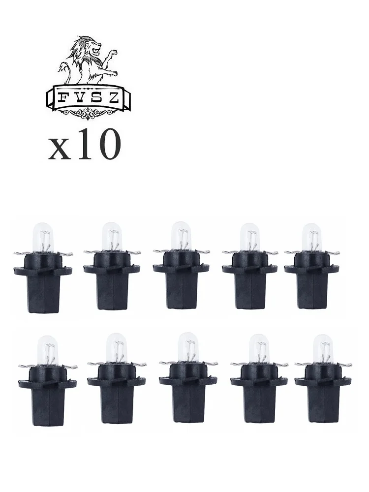 Цвет: желтый 10Pcs T5 14V 1,4 W для Audi Santana автомобильный инструмент светильник лампа инструмент светильник желтый светильник лампы-черный - Испускаемый цвет: Цвет: желтый