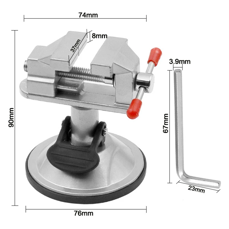 Adjustable Table Vise Household Workbench 360° Grinder Rotary Hand Drill Toggle Clamp Pliers Electric Small Bench | Инструменты