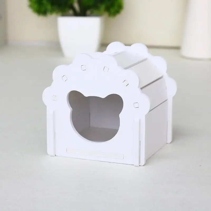 

Hamster Hideout House DIY Waterproof Ecological Board Material Hedgehog Cave Squirrel Chinchilla Hamster Cage Small Pet Supplies