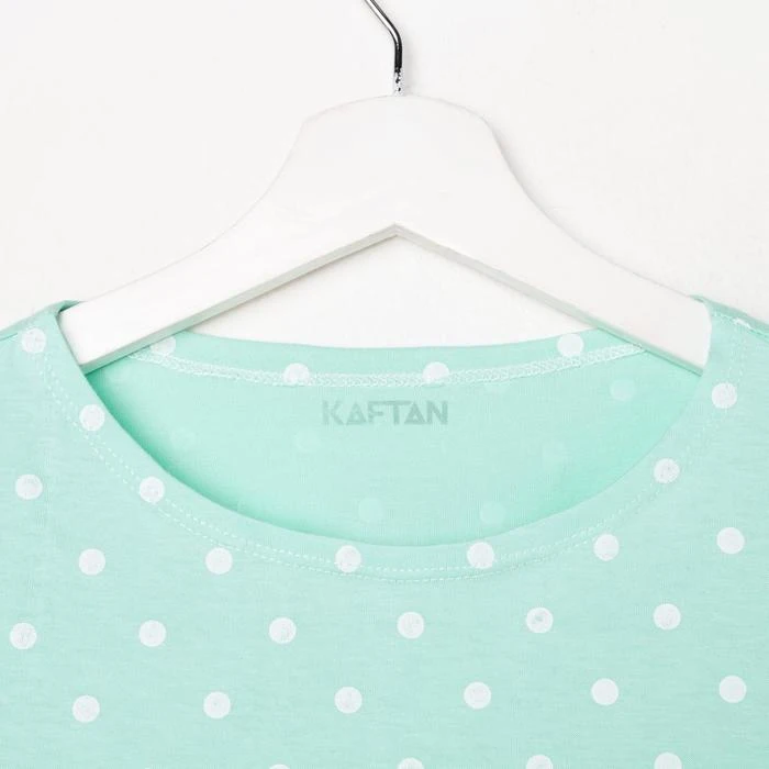 Пижама женская KAFTAN &quotГорошек&quot футболка шорты р.44-46 5182450