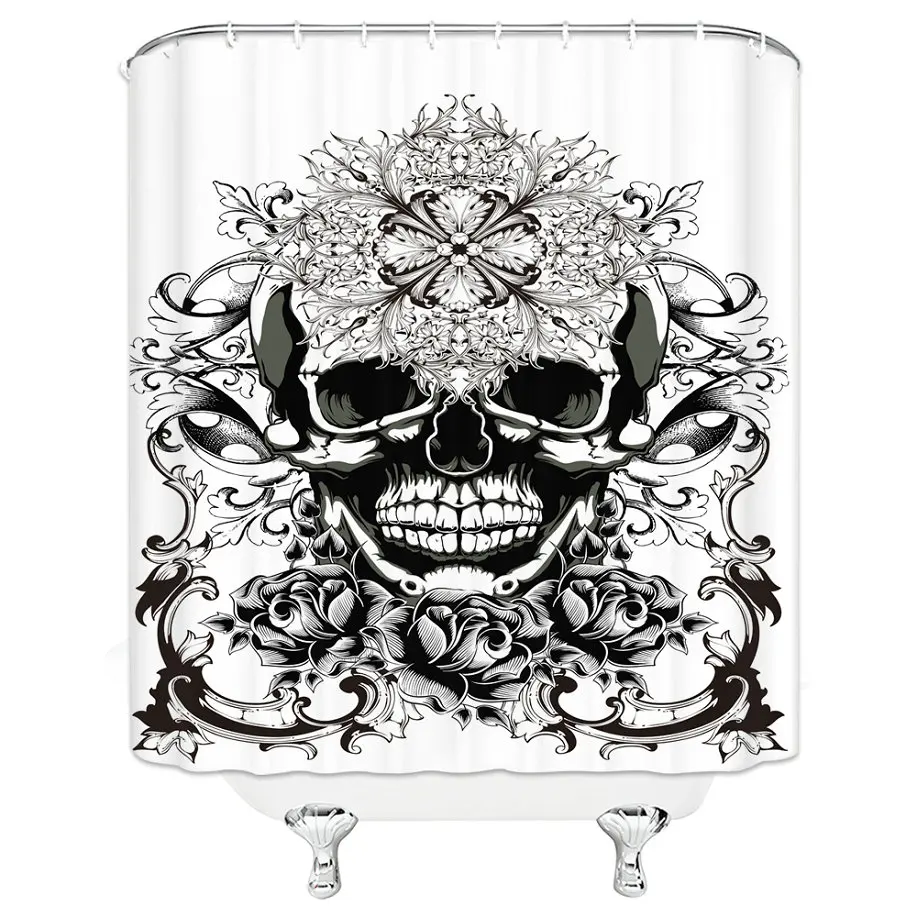 Занавеска для душа на Хэллоуин декоративная штора в ванную комнату с