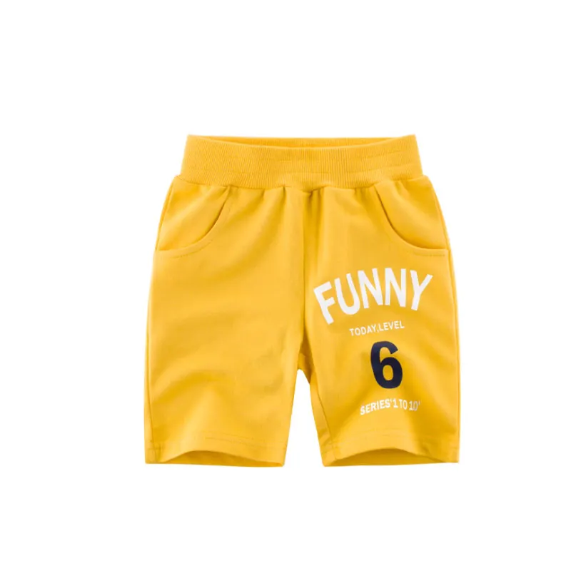 Летние детские шорты хлопковые для мальчиков и девочек брендовые трусы малышей