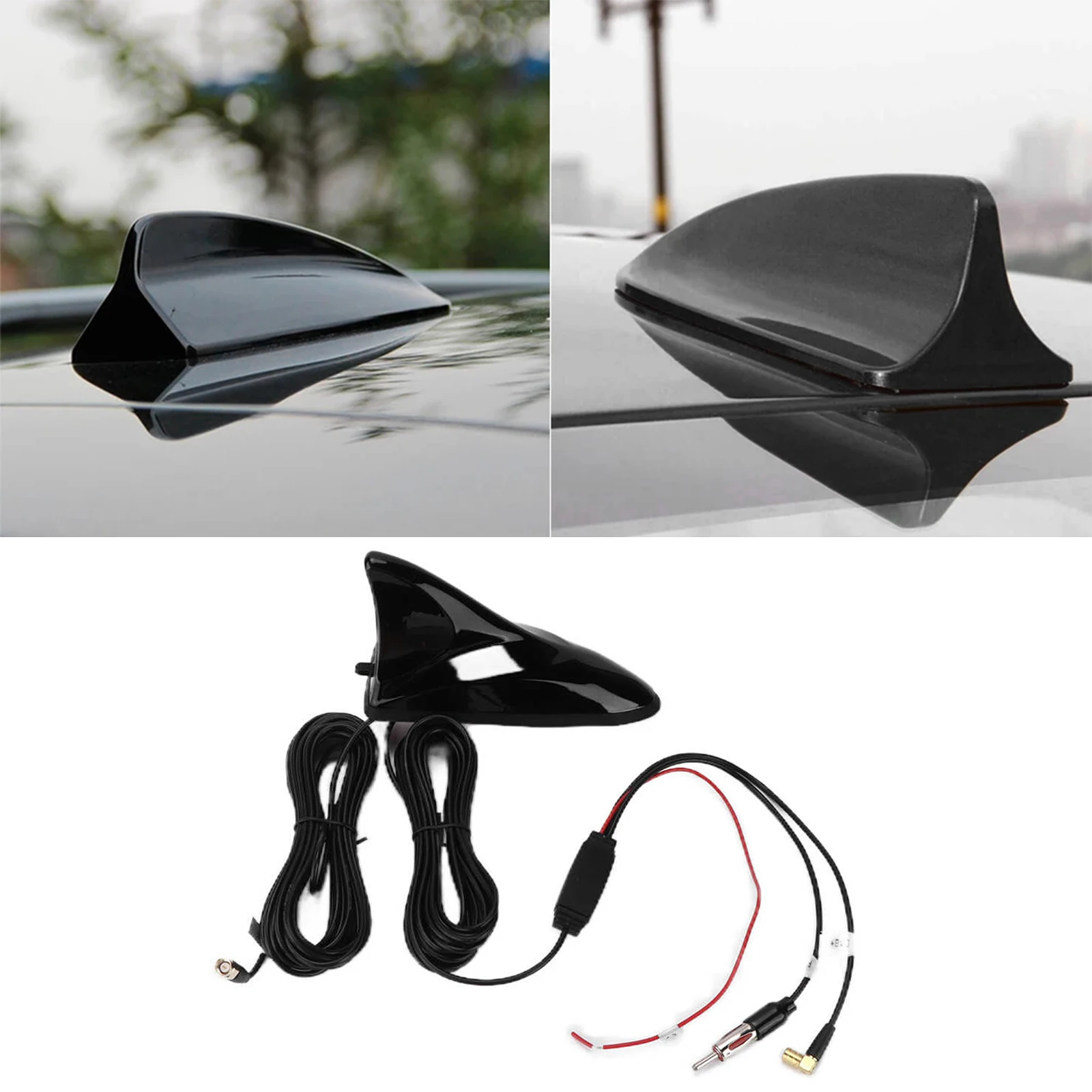 

Multifunction Auto Car Roof Antenna GPS+DAB+FM/AM Radio Signal Aerial Universal Accessory Car Roof Antenna Car Accessories