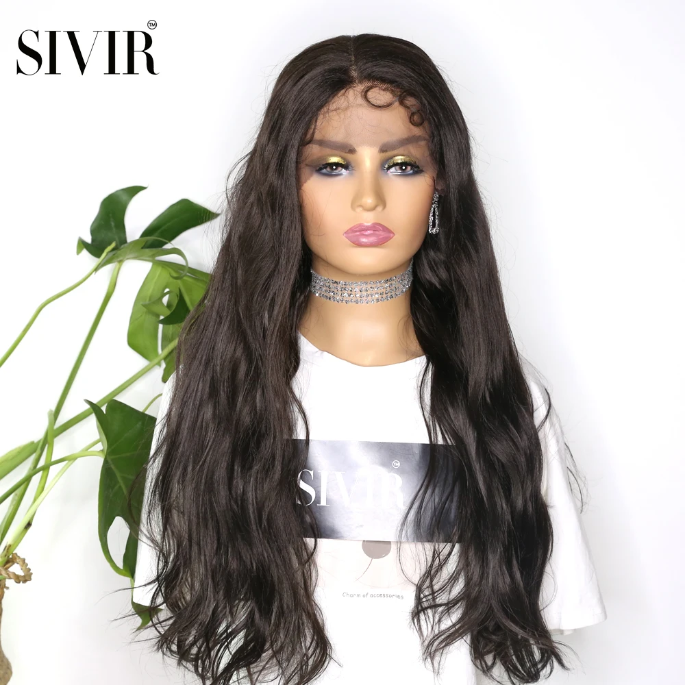 Парик женский Синтетический на шнуровке модный среднего размера в богемном