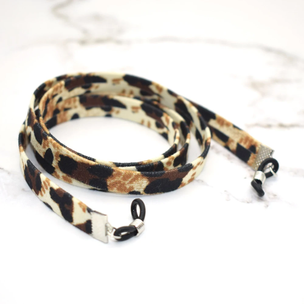 Леопардовый принт ремешок солнцезащитные очки шнурком на шею аксессуары для