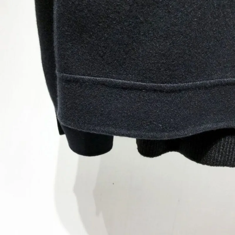 

Fashion Winter Mens Wool Coat Autumn Lapel Long Sleeve Business Casual Cargo Jacket Vintage Single Breasted Short Jackets Men