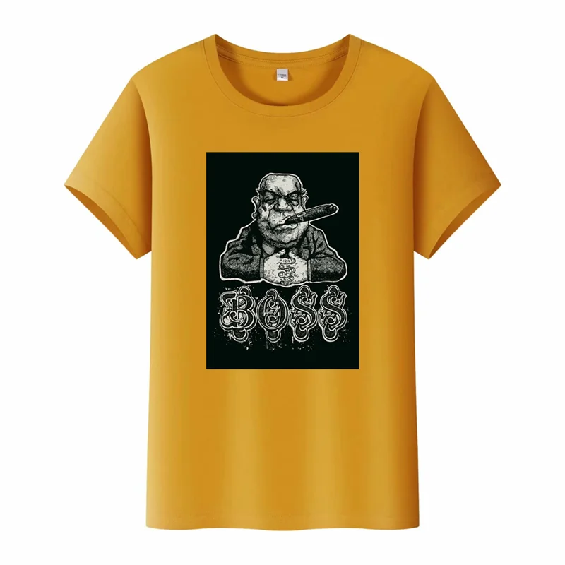 

Domineering men's pattern printing breathable T-shirt men's short-sleeved T-shirt tops women's short-sleeved T-shirt tops