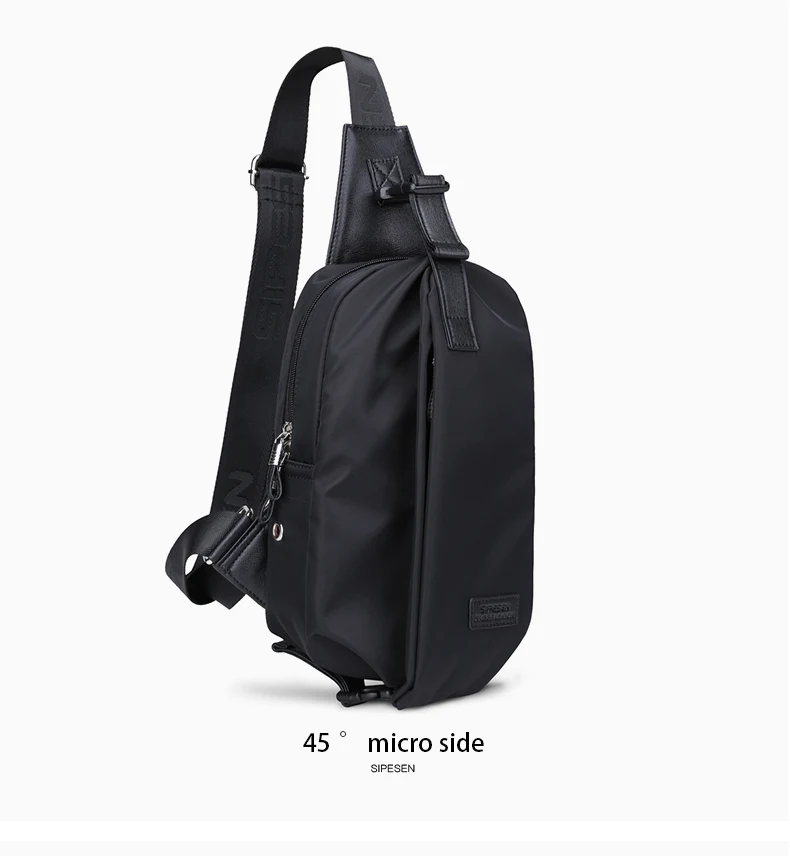 Zoger Japanese street chest bag men's tide brand men's shoulder bag Messenger bag tooling function wind bag fashion Oxford backp