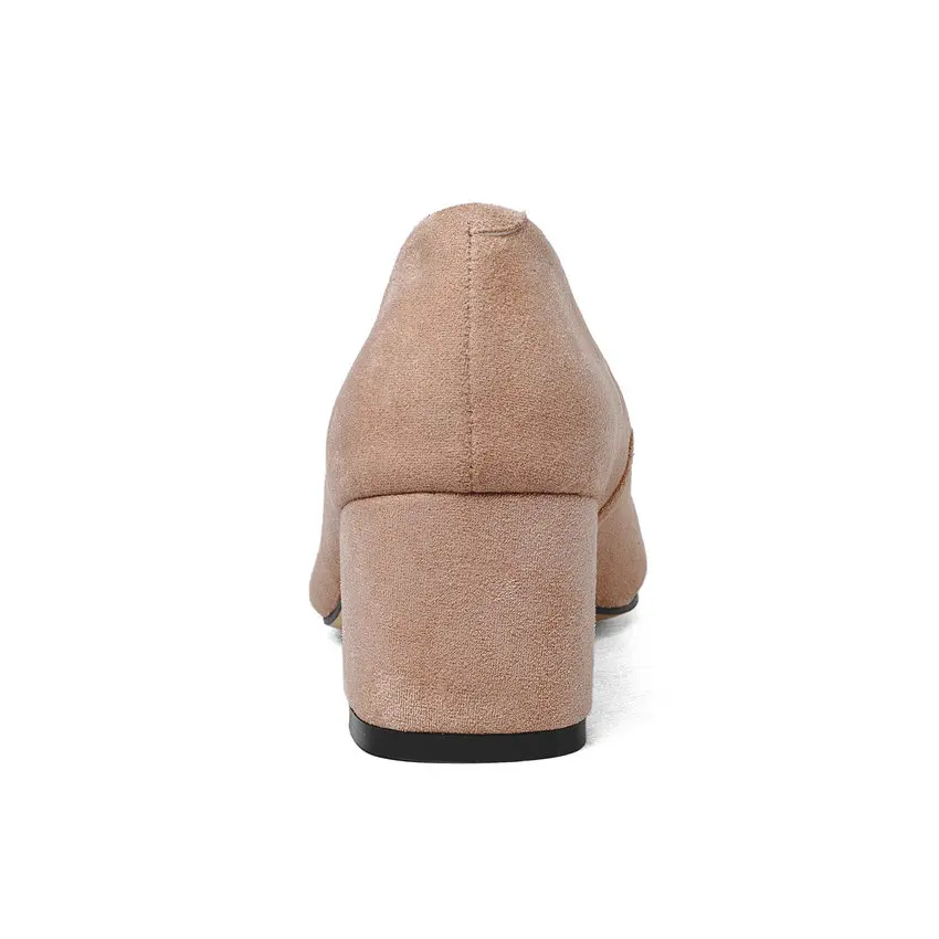 Женские туфли лодочки без застежки ESVEVA милые свадебные на высоком квадратном