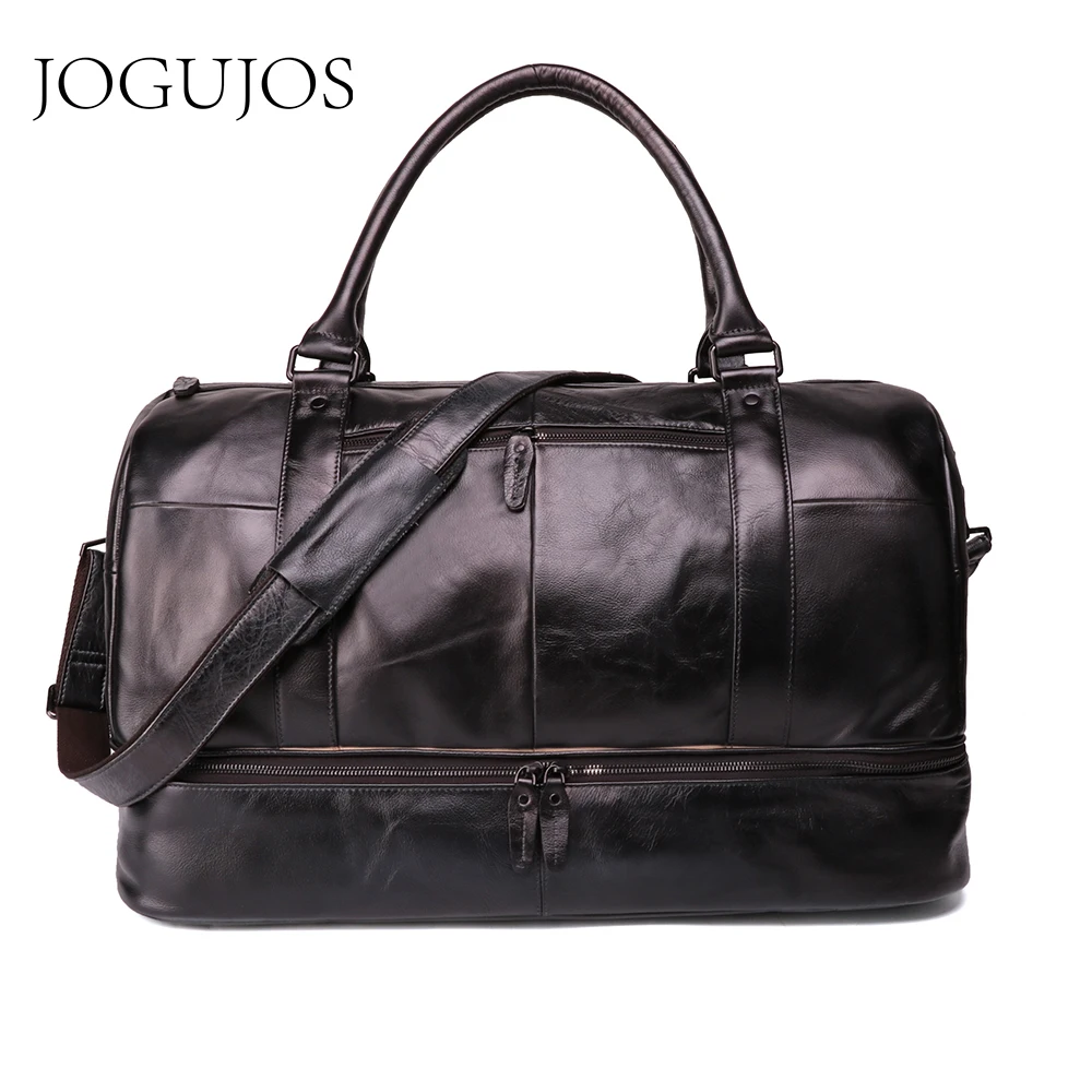 Мужская сумка-мессенджер JOGUJOS винтажная Дорожная сумка из натуральной кожи 2019 |