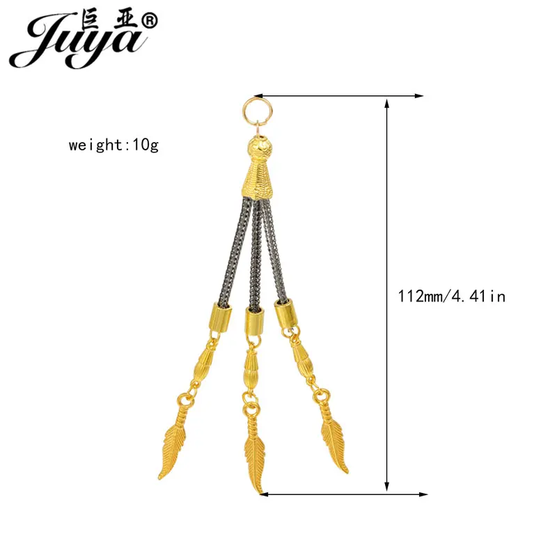 2pcslot trendy tassel pendant charms for jewelry making diy handmade phone charm earring necklace findings supplies accessories free global shipping