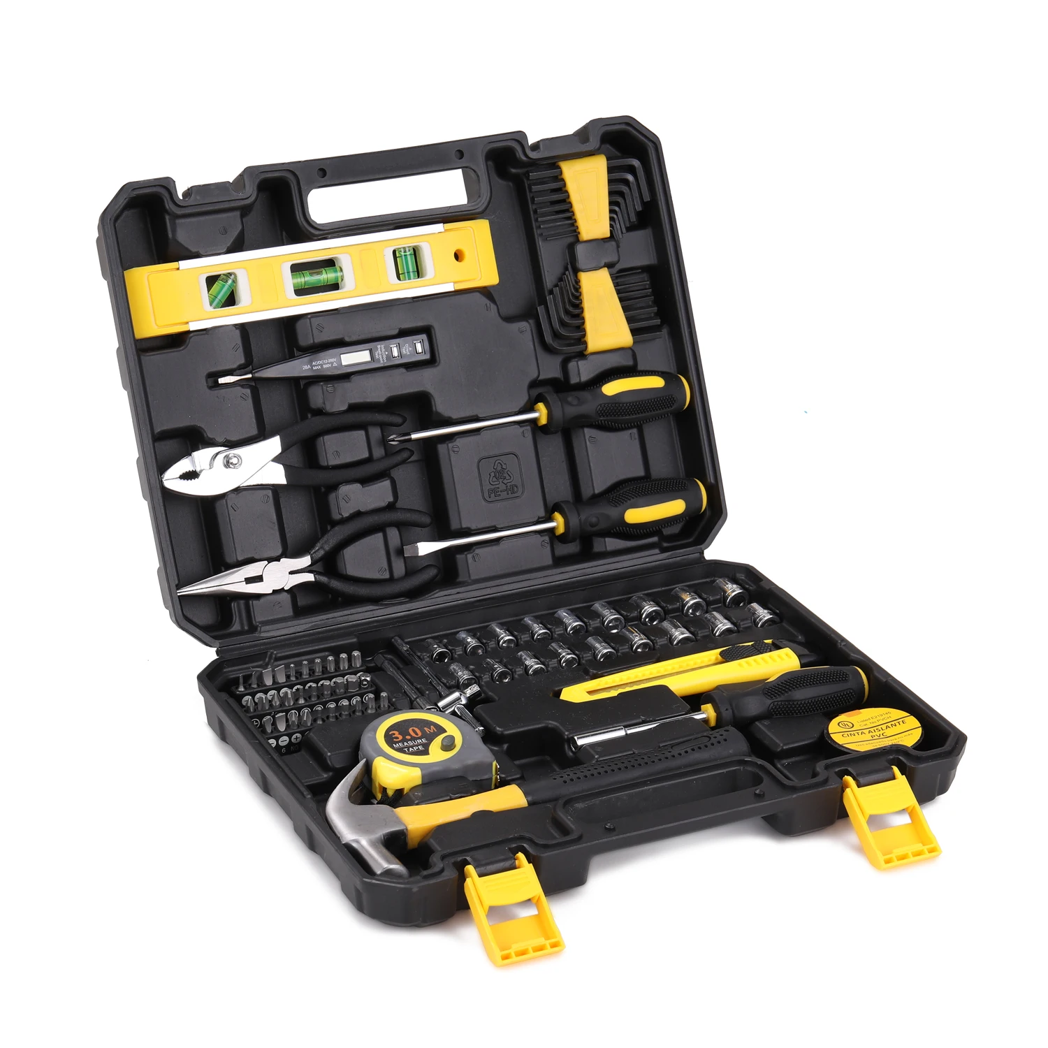 

78pcs Household Combination Tool Set Hardware Tool Box Hand Tools Screwdriver Kit