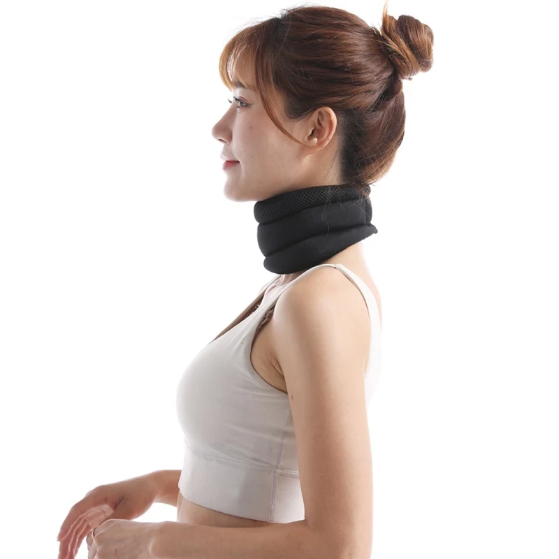 

Low Head People Warm Breathable Neck Belt Office Neck Cervical Brace Neck Fixed Support Body Protectors Outdoor Sport