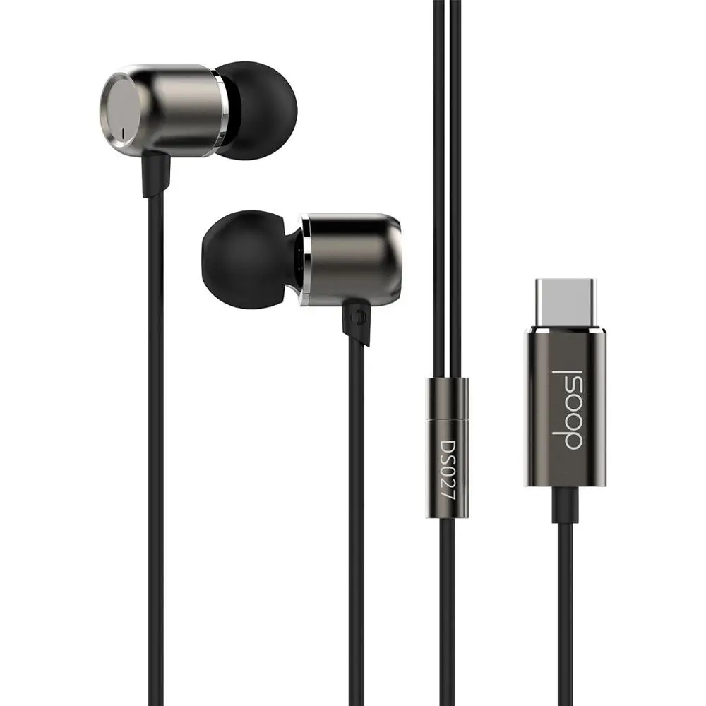 Doosl Тип C в ухо Hi Fi музыкальные наушники для телефонов/планшетов с портом Type Samsung LG