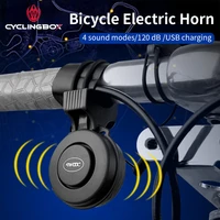 bicycle electronic bell scooter e bike siren trumpet alarm usb charge cycling audio warning alert safety riding
