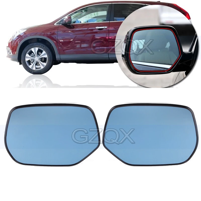 CAPQX 2 шт. внешнее зеркало заднего вида с нагревательными синими линзами для CRV CR V RE2