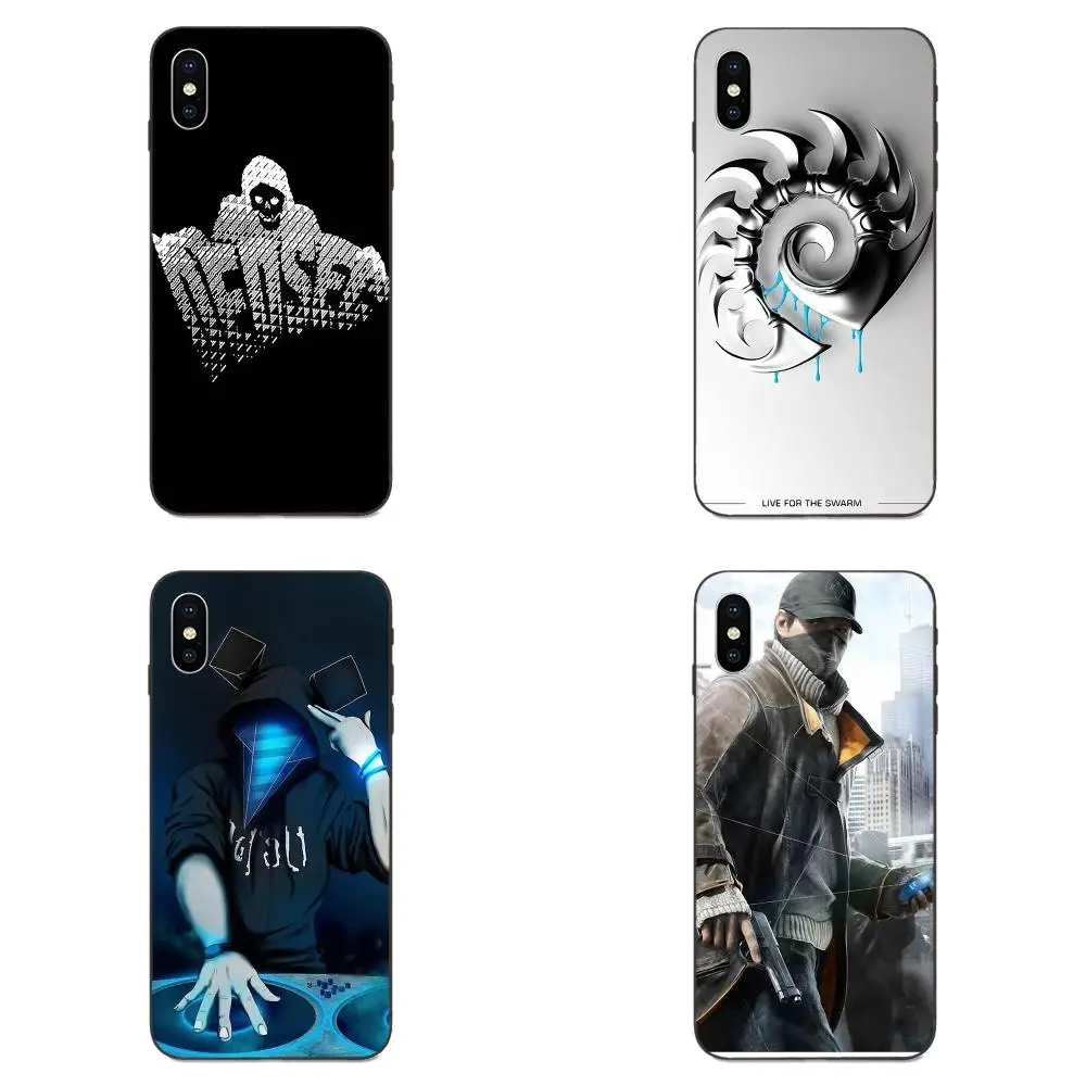 Чехол для телефона Watch Dogs Galaxy A8 A9 Star Note 4 8 9 10 S3 S4 S5 S6 S7 S8 S9 S10 Edge Lite Plus Pro G313|Бамперы| |