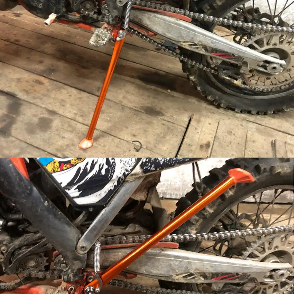 

Motorcycle Kickstand Side Stand+Spring For EXC EXC-F XC XC-F XC-W EXC-R XCF-W Sixdays XCR-W EXCF 150 200 250 300 350 450 500