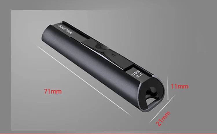 Sandisk флешка CZ880 Экстремальный PRO 128 ГБ USB 3,1 твердотельный флеш-накопитель 256 ГБ флеш-накопитель высокоскоростной 420 МБ/с./с usb-накопитель флешки