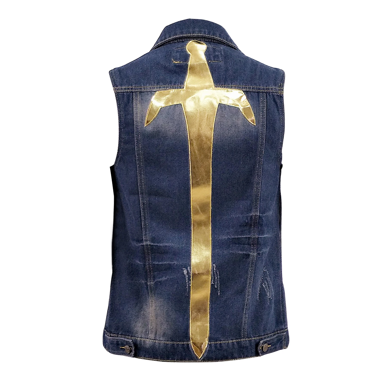 Cosdaddy готовый плеер Parzival джинсовый жилет Косплэй меч для костюма с принтом