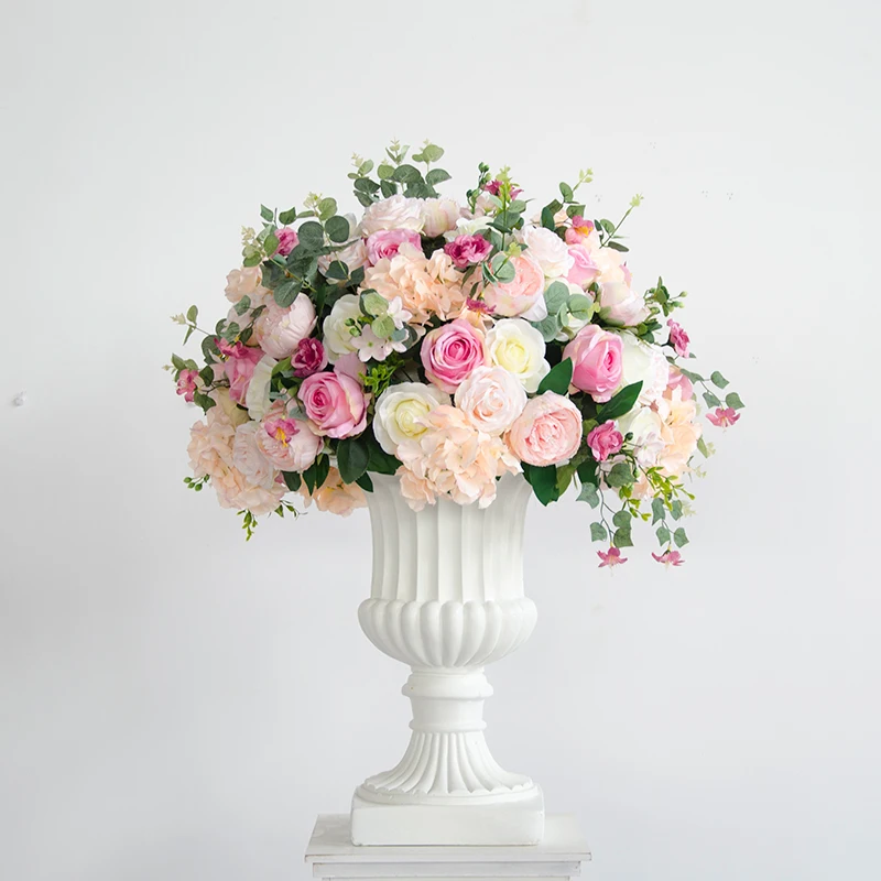 Большой искусственный цветок 60 см центральный столик Свадебный декор букет из