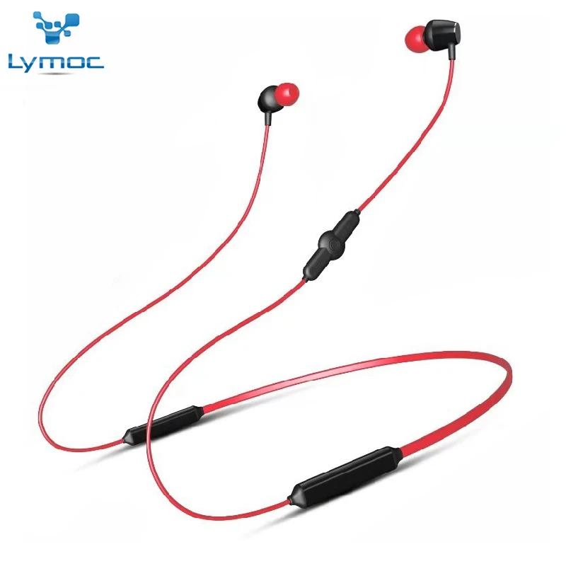 LYMOC шейным Bluetooth наушники беспроводные наушники тяжелый бас стерео 48Hrs рабочее время HD микрофон громкой связи для iPhone XiaoMi