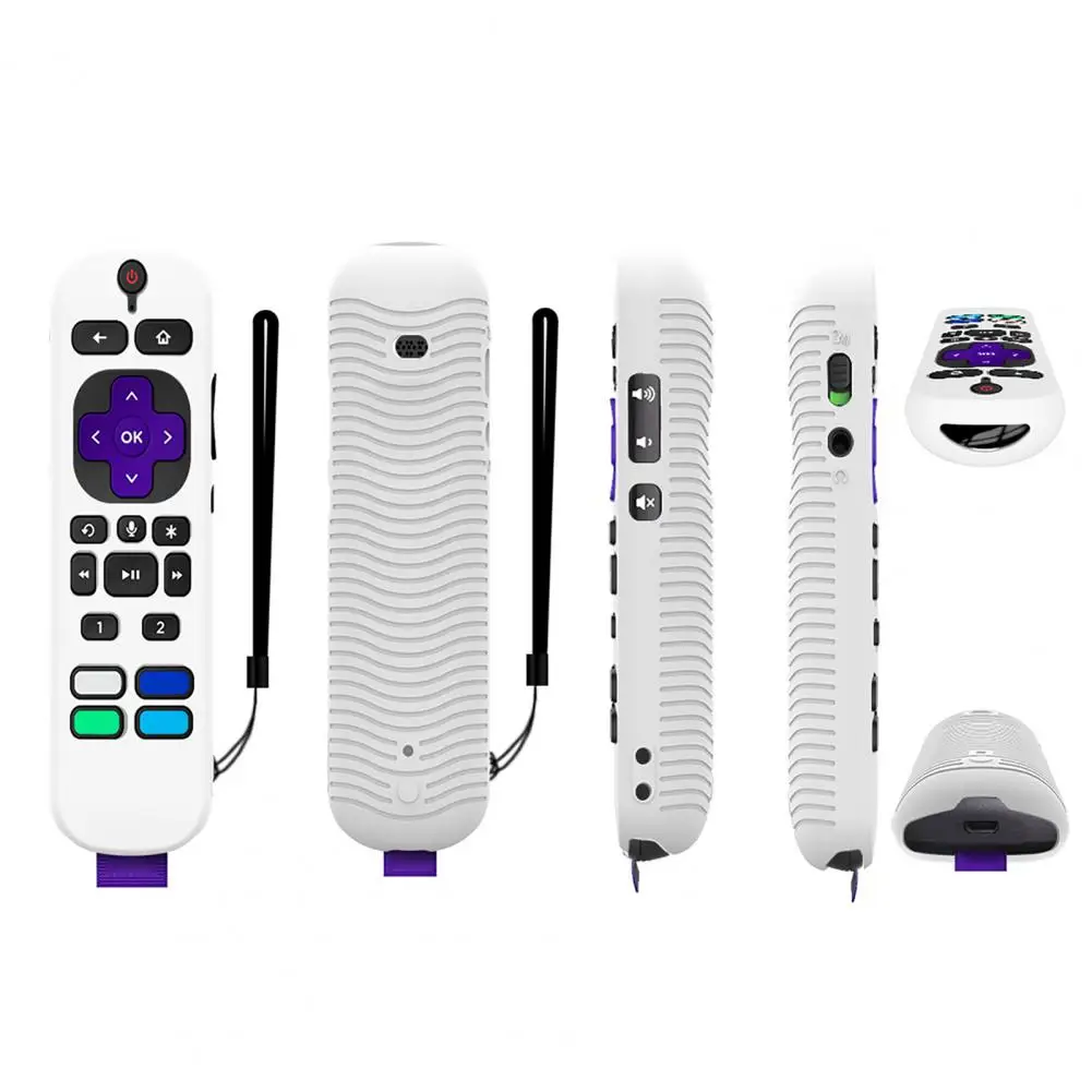 Protective Case Waterproof Shock-proof Top Opening Remote Control Replaceable Pad for TCL-Roku Voice Pro | Электроника