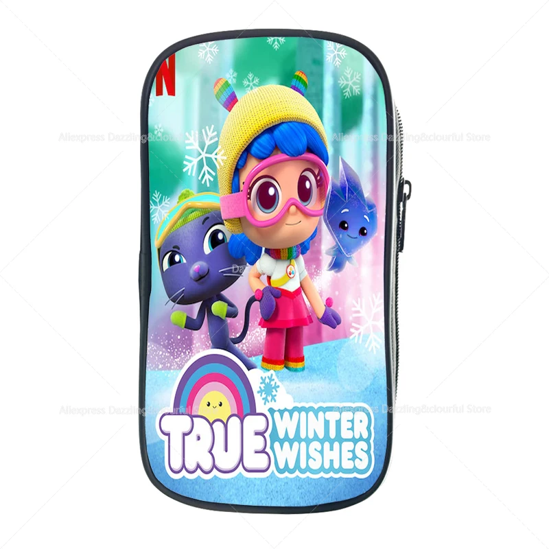 

True and the Rainbow Kingdom Pencil Case Kids Girls Stationery Box Children Boy Bag Student Pencil Case Stationery Storage Bag