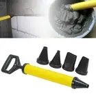 Пистолет для наполнения цементом и лаймом, садовый распылитель цементного раствора с 4 насадками