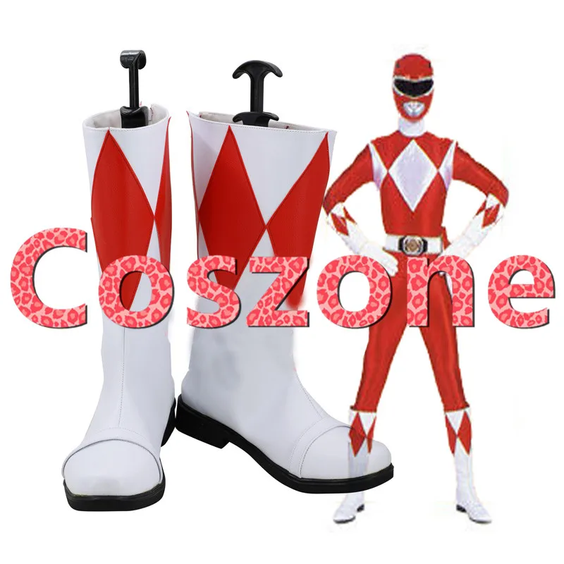 Kyoryusentai Zyuranger Красный Рейнджер могучий морфин обувь для косплея сапоги Хэллоуина