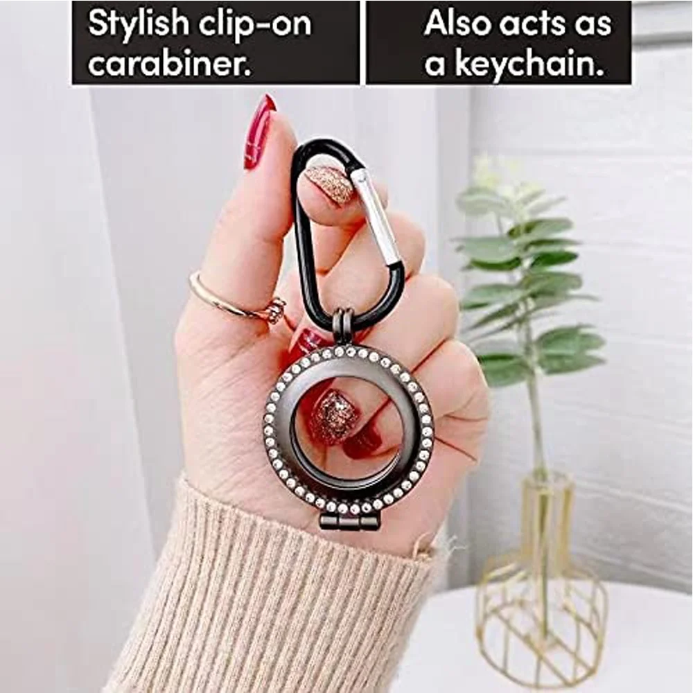 

GTWIN Protective Cover for AirTags Transparent Metal Case Shell Location Tracker Protector for AirTag Bluetooth Tracker