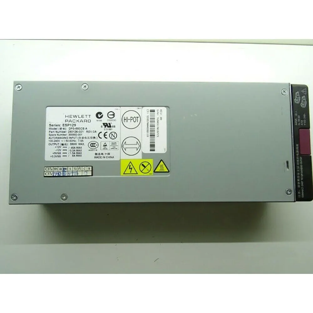 Для DL560 DPS-550CB A 300892-001 280126-001 550W высококачественный полностью протестированный блок