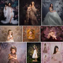 Portrait Photography Backdrop for Photo Studio Floral Texture Newborn Birthday Background Wedding Bridal Shower Photocall Boda