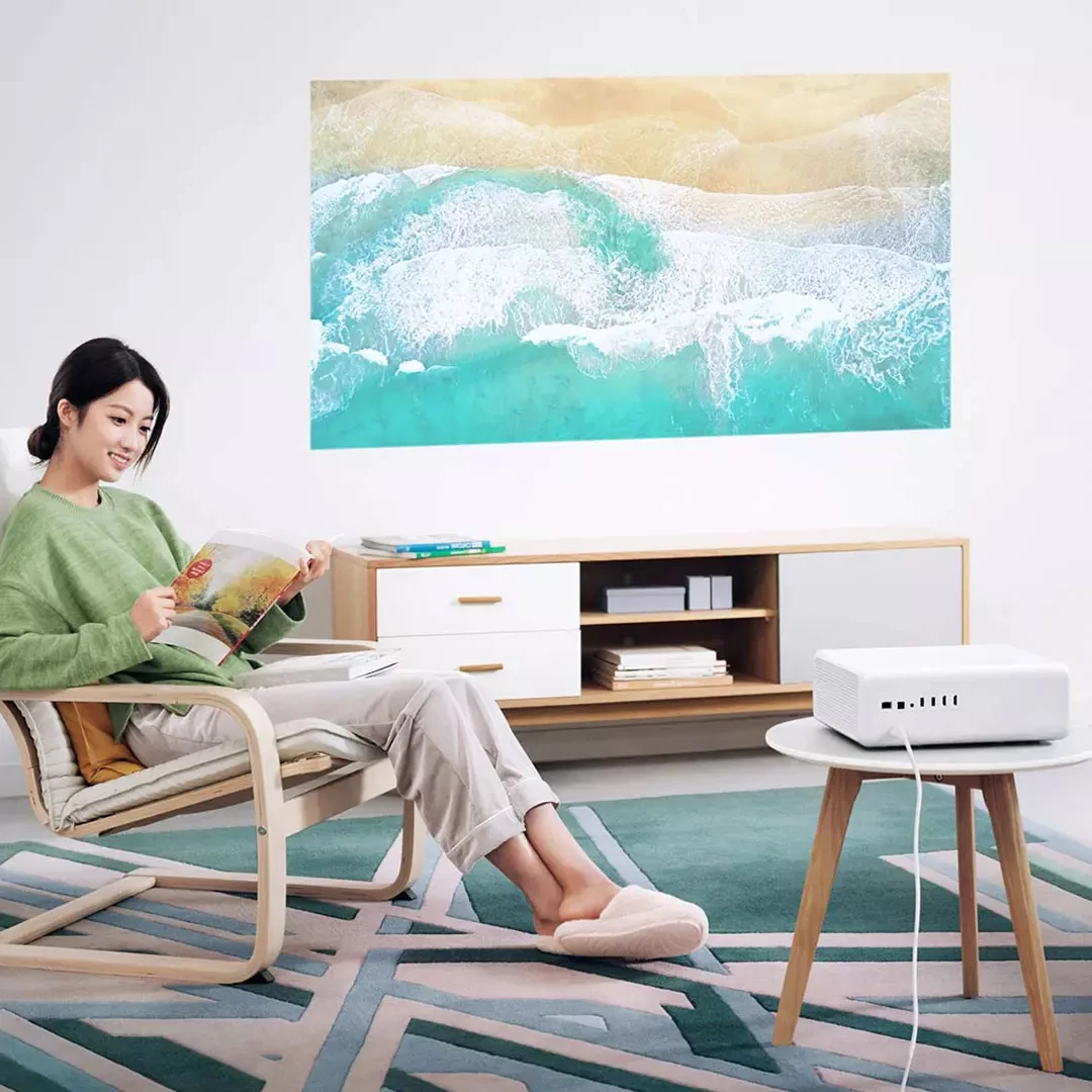 2022 новый лазерный проектор Xiaomi Mijia 1S 2400 ANSI люменов 1080P Full HD для домашнего