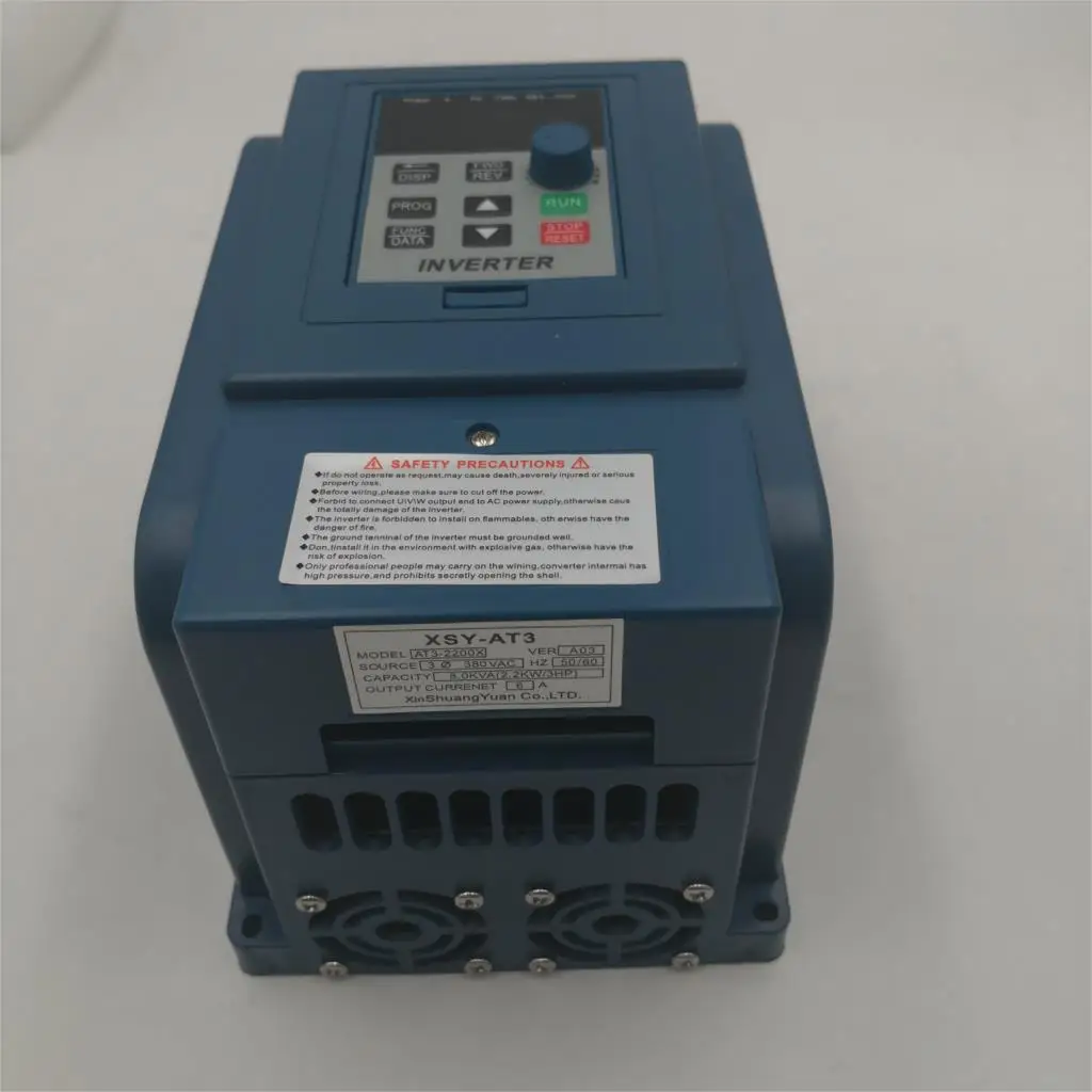 2.2kw 380v VFD 380 В 4 кВт переменного тока 380 в кВт/4 кВт/кВт привод переменной частоты 3 фазы регулятор скорости Инверторный двигатель VFD инвертор - Цвет: 2.2kw 380v