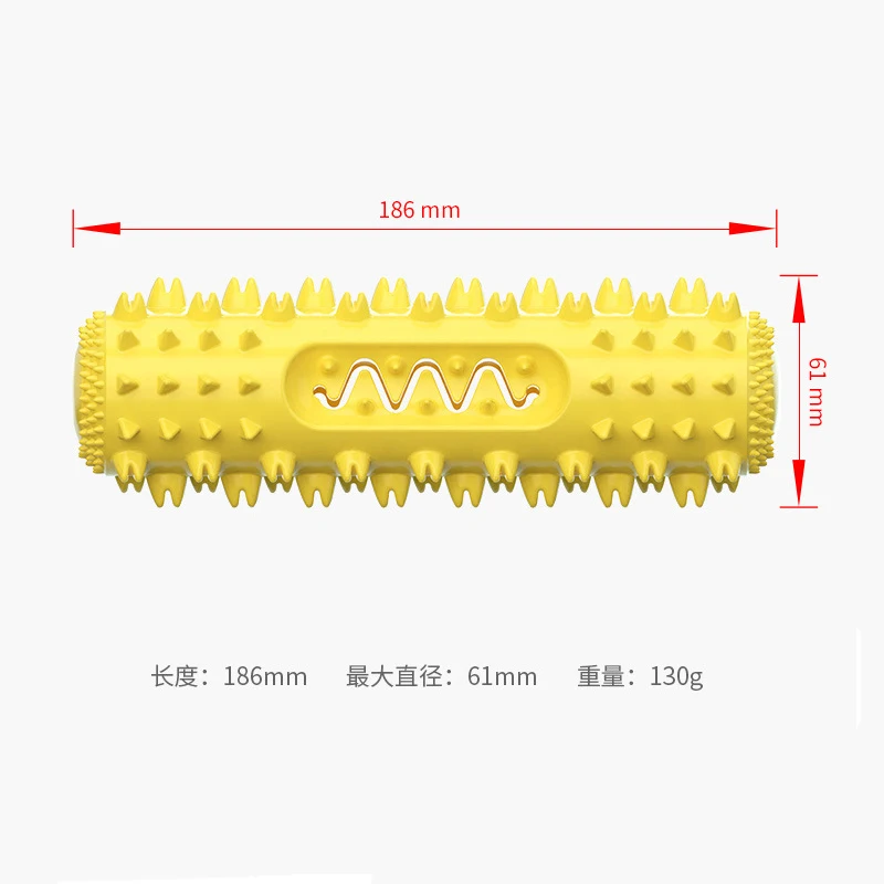 

Dog Molar Toothbrush Toys Chew Cleaning Teeth Elasticity Soft Puppy Dental Care Extra-tough Pet Cleaning Toy Supplies Dog toys