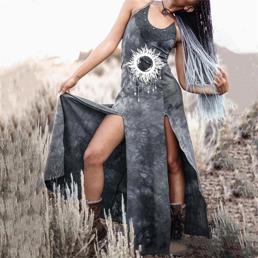 Винтажная Женская одежда для косплея в средневековом стиле с принтом женщин