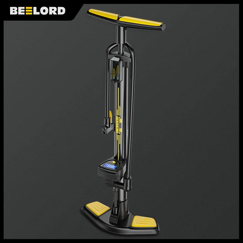 Насос велосипедный BEELORD с манометром 200 фунтов на кв. дюйм | Спорт и развлечения