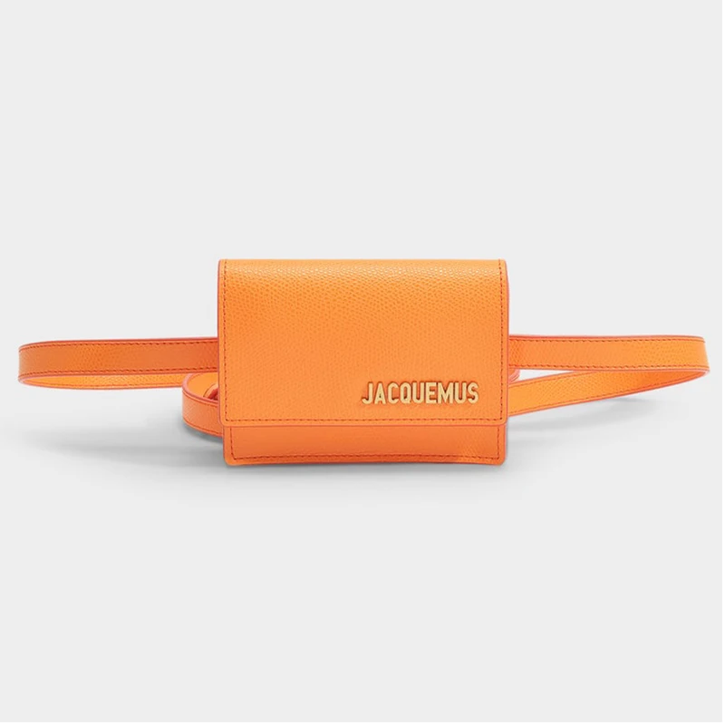 Jacquemus Сумки на пояс женские сумки известный бренд модные роскошные сумки женские дизайнерские новые сумки на пояс женские сумки - Цвет: orange