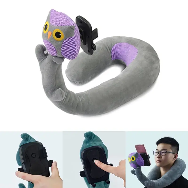 2 в 1 держатель для iPhone дорожная U образная подушка шеи с эффектом памяти|Подушки