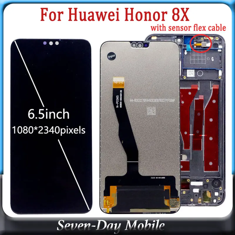 ЖК дисплей 6 5 дюйма для Huawei Honor 8X дигитайзер сенсорного экрана в сборе запчасти JSN