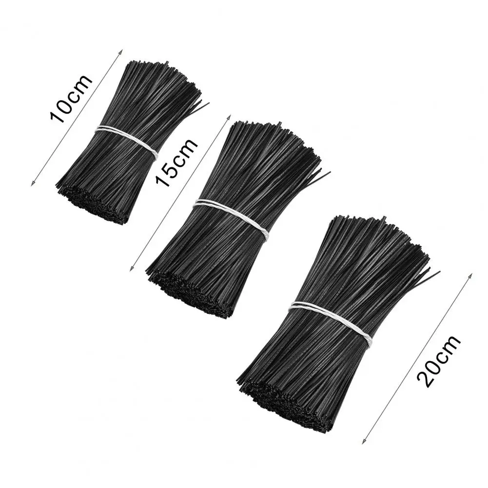 

1000Pcs Plant Ties Flexible Releasable Plastic Waterproof Flower Wires for Garden