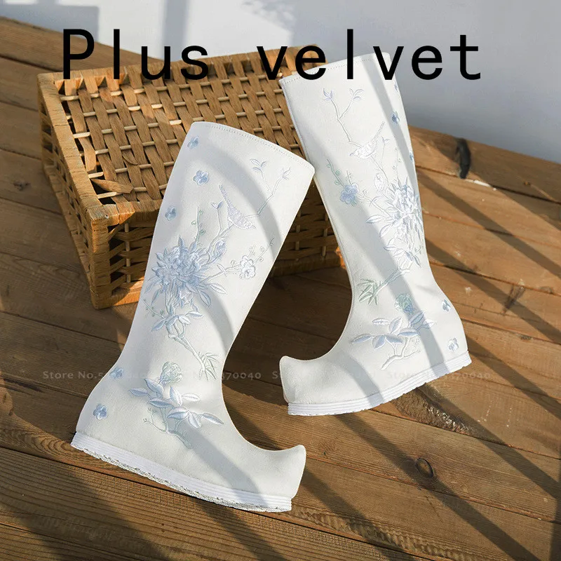 Традиционная китайская женская танцевальная обувь Hanfu принцессы династии Тан