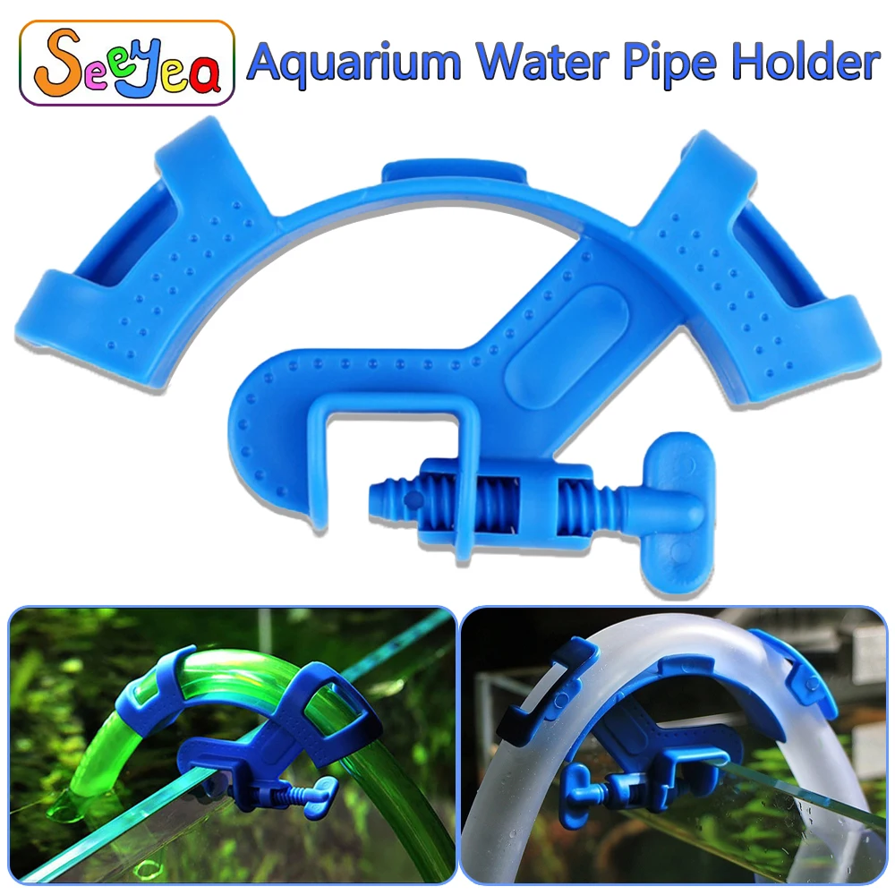 

Aquarium Water Pipe Fixing Clip Fish Tank Filtration Clean Pump Hose Holder Fish Tank External Cleaning Tool Accessories Seeyea