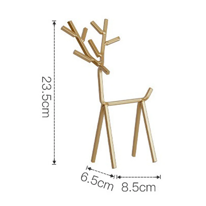 

Fawn Jewelry Organizer Holder Stand, Metal Jewelry Display Stand for Earrings Rings Necklaces Bracelets